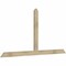 Ekena Millwork Portland Rough Sawn Timber Gable Bracket, Douglas Fir, 84"W x 42"H x 2"D x 4"F, 12/12 Pitch GBW084X42X0204POR00RDF - alternate 4